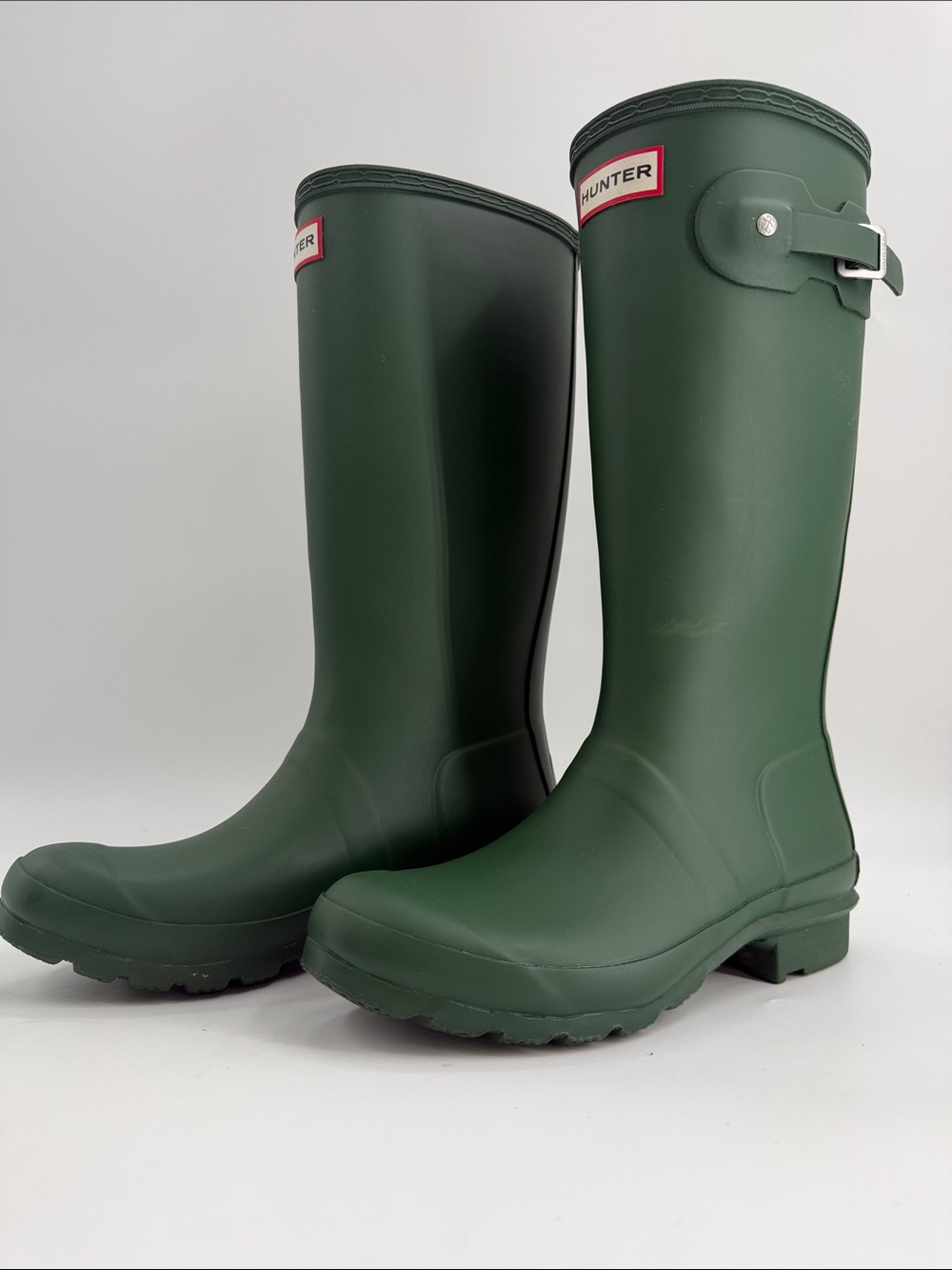 HUNTER Big Kids Original Rain Boots
Children's Green Waterproof Rubber Wellies